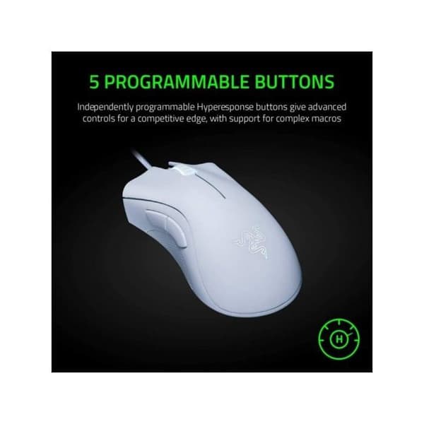Mus - Razer - Deathadder Essential 2021 - Kablet - 5 Hyperesponse-knapper - 6400 dpi
