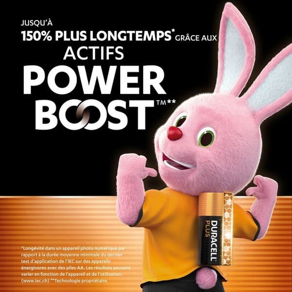 Duracell Plus Power Boost MN1500 Batteri LR6 (AA) 1,5 V 16 stk.