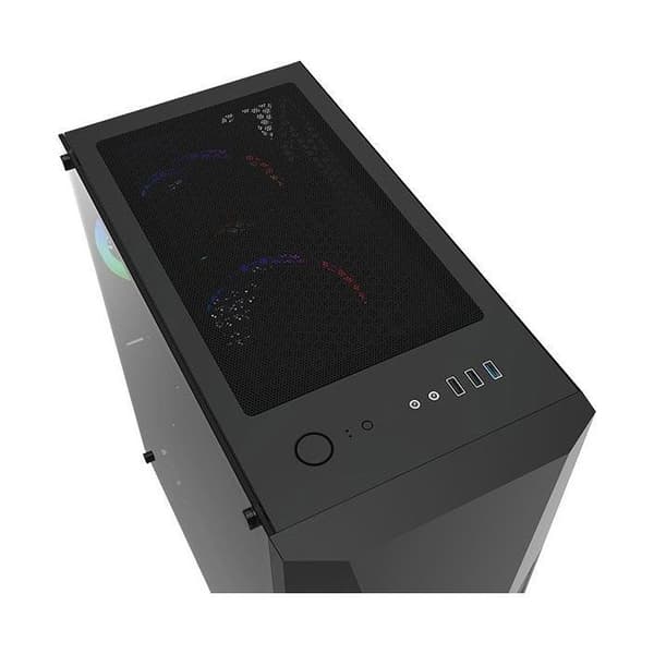 Computer kabinet - MONTECH - FIGHTER 500 - Sort - ATX/mATX/mITX - Tempereret glas paneler