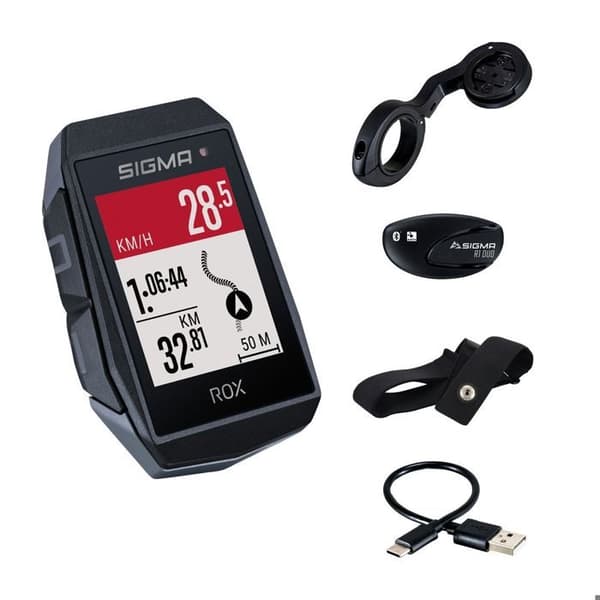 Cykelcomputer - Sigma - ROX 11.1 EVO - 1000 mAh - 162 funktioner - Sort