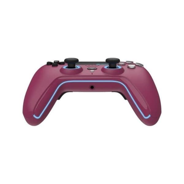 Spilcontroller - TRADE INVADERS - PS5 LED - Cherry Red - 1000 mAh - Joysticks med Hall-effekt