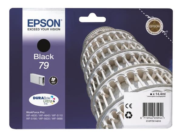 EPSON 79 blækpatron - Sort - 14,4ml - 900 sider