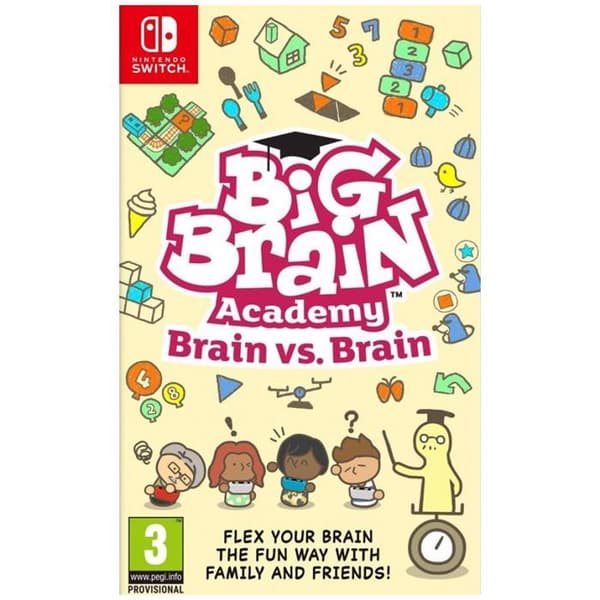 Videospiludvidelse - Nintendo videospil kode - 10007301 - Big Brain Academy: Brain Vs. Brain