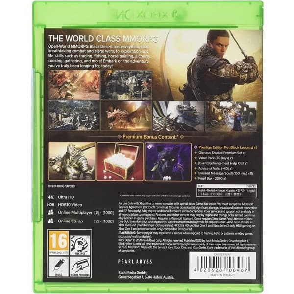 Videospil - DEEP SILVER - Sort Ørken - Prestige Udgave - Xbox One - MMORPG - Bonusindhold 140 USD