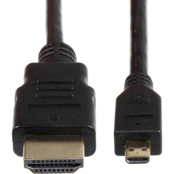 Joy-it K-1481 HDMI-kabel Raspberry Pi® [1x HDMI han - 1x HDMI han D Micro] 3,00 m sort | UDVIKLINGSKIT