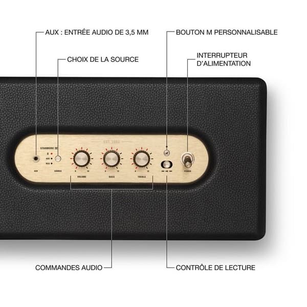 Marshall Acton IV Black högtalare