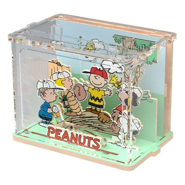 Pantasy - Snoopy Puremind - Byggespil Mini Scene Baseball Tid