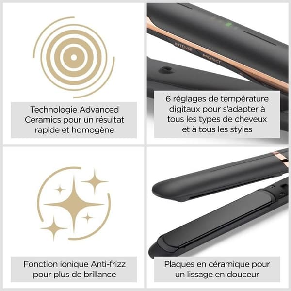 Lisseur BaByliss Smooth Pro 235 ST394E Sort og Rosé