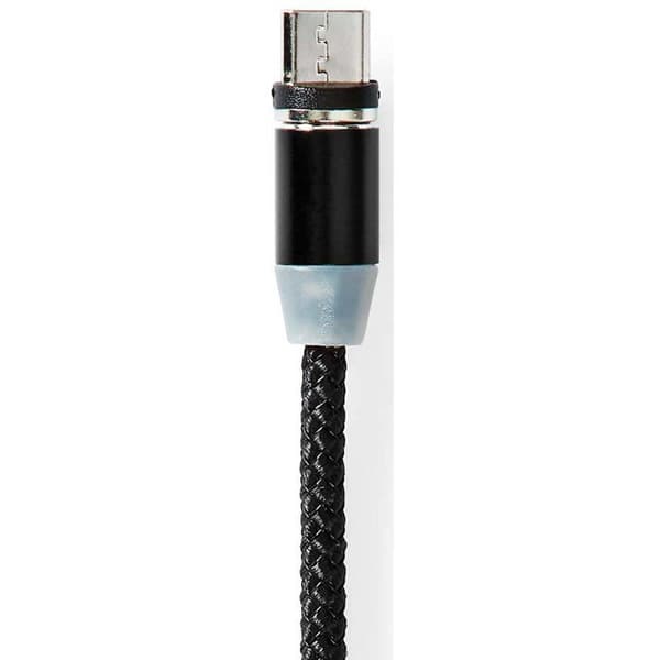 USB-kabel - NEDIS - CCGB60630BK20 - USB 2.0 - Typ-A, Micro-B, Typ-C - Förgylld