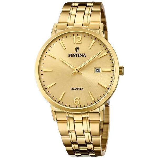 Ur - Festina - 20513 - Analog - Rustfrit stål - Guld