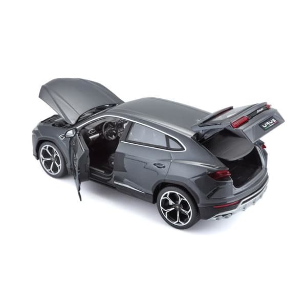Metallbil - BBURAGO - Lamborghini Urus - Grå - Skala 1/18