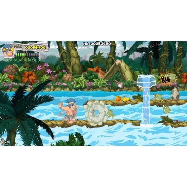 Nytt Joe And Mac Caveman Ninja T-Rex Edition PS4-spel