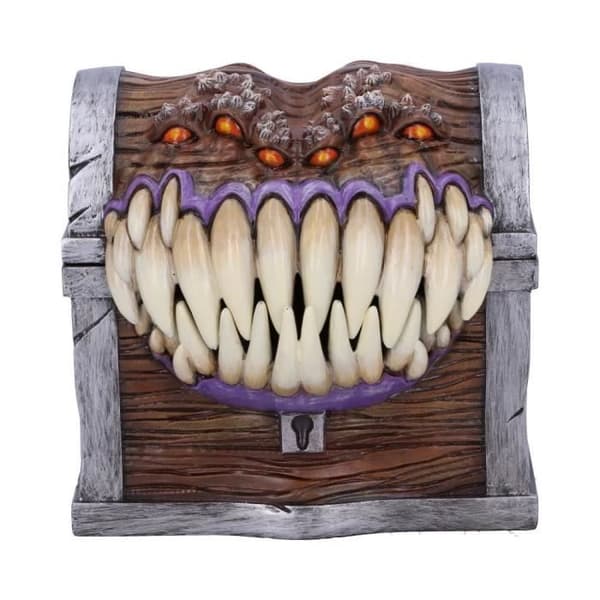 Terningeboks Mimic 11.3cm - Nemesis Now - Dungeons & Dragons - Multifarvet - Grå