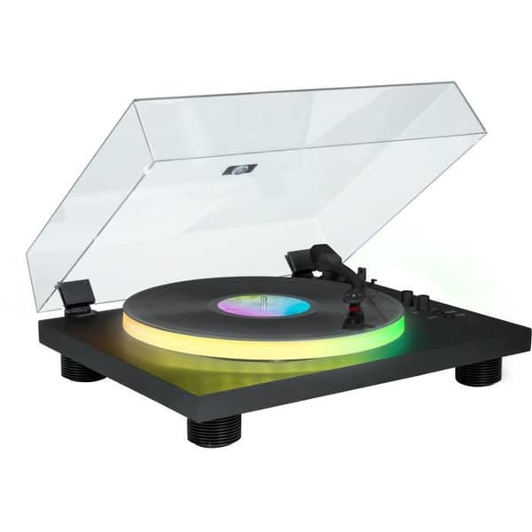 Tourne-disque BIGBEN INTERACTIVE PARTYBTTDLIGHT - Lysplade - Remtetræk - Bluetooth - Lysanimaer