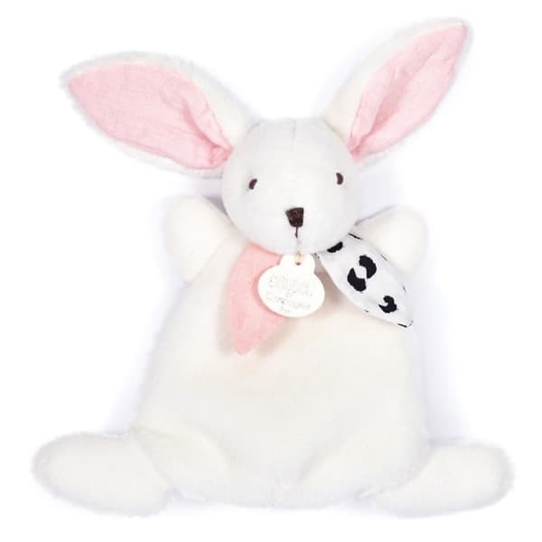 Doudou - DOUDOU ET COMPAGNIE - Glad Blush - Hvid og Rosa - 17cm