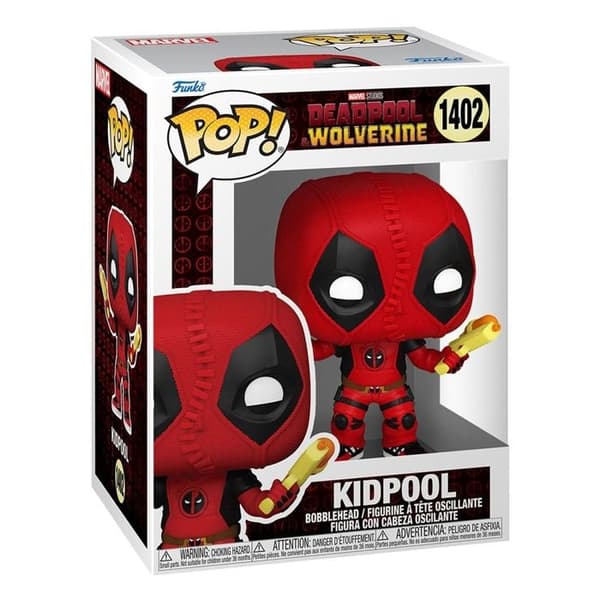 Figurine Funko Pop! - Marvel - Deadpool 3 - 10 cm - Dynamisk pose - Samlarfigur