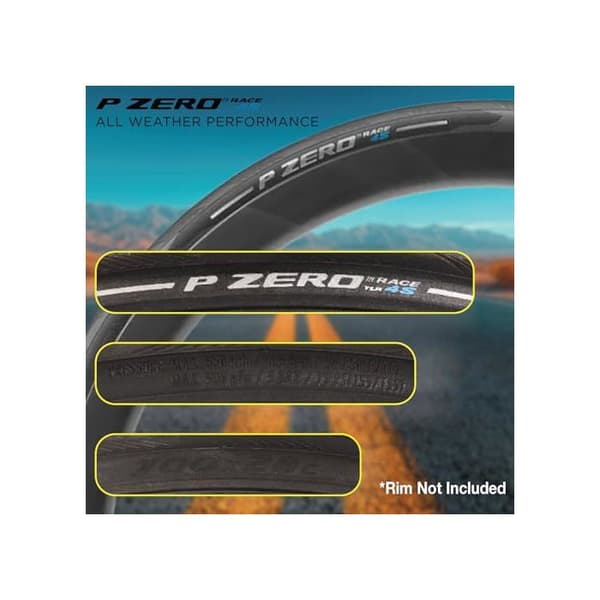 Racercykel - Pirelli - Vejracing - Sort - Syntetisk - One size