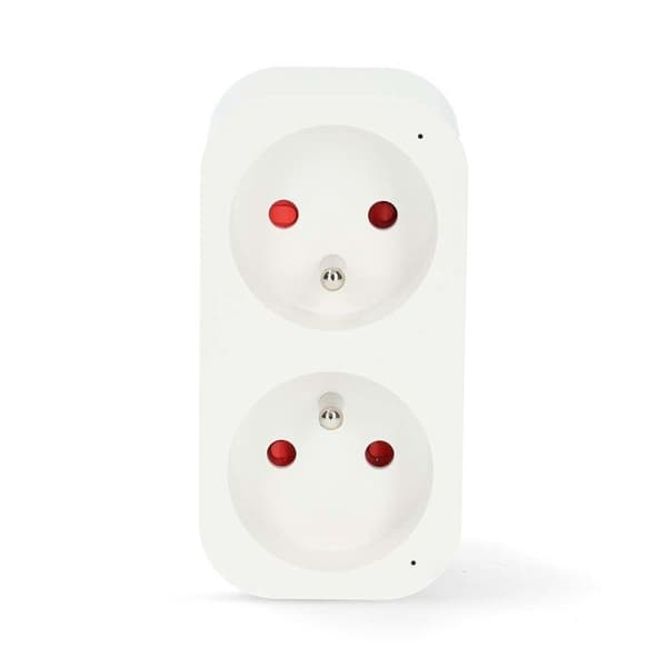 Smart Plugg - NEDIS - Dubbel SmartLife - Wattmätare - Timer - 3680W