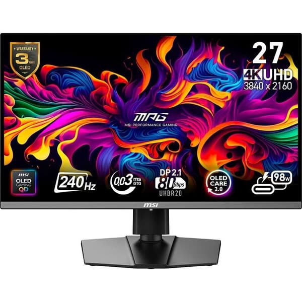 MSI MPG 272URX QD-OLED PC-Skærm