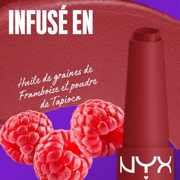 NYX Professional Makeup Fat Matte Læbestift Mat Cremet Mauve Cloud