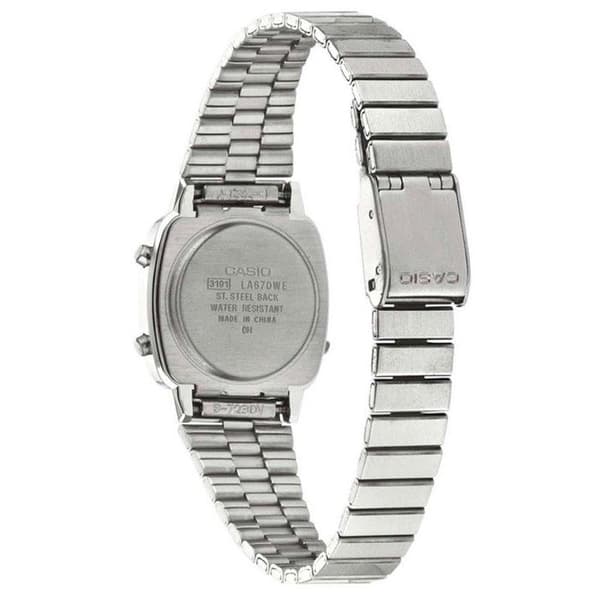 Klocka - CASIO - LA670WEA - Unisex - Grå - Kvarts - Digital