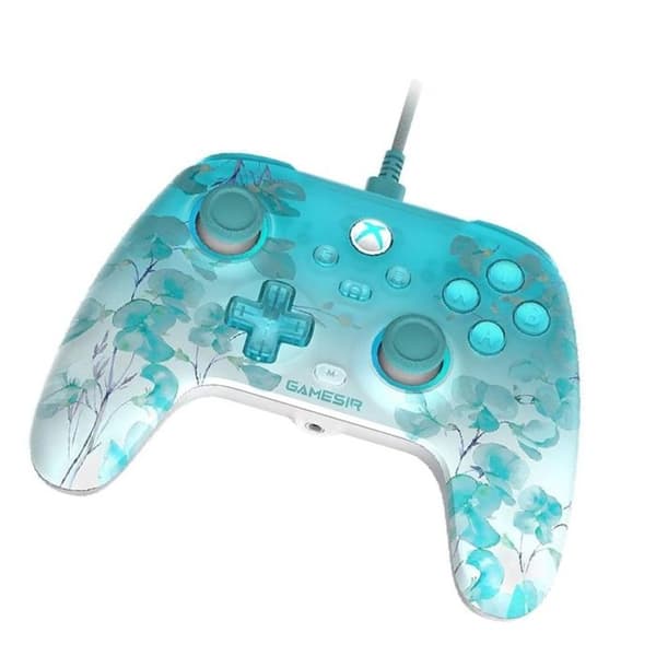 T7 Pro Floral Kablet Controller til Xbox PC Kablet USB-C RGB Sticks Hall Effect Gamesir Grøn