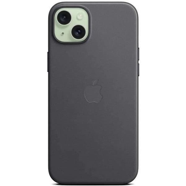 APPLE FineWoven Cover til iPhone 15 Plus med MagSafe - Sort