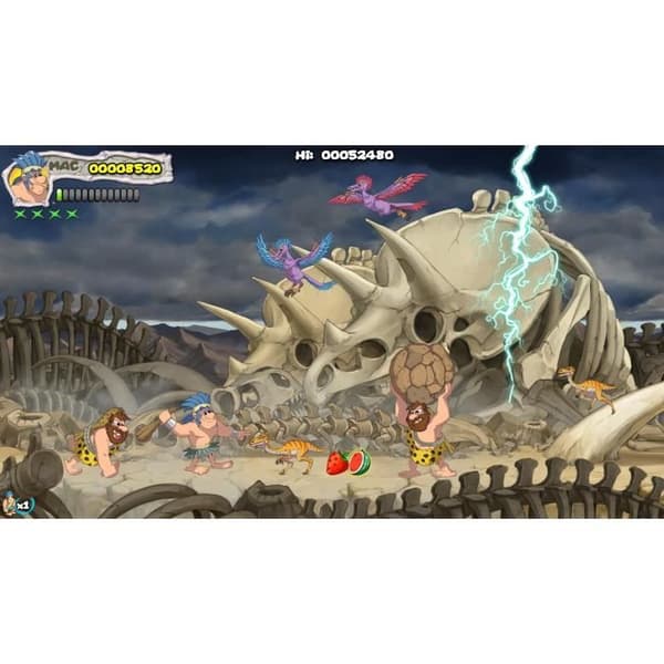 Nytt Joe And Mac Caveman Ninja T-Rex Edition Switch Game