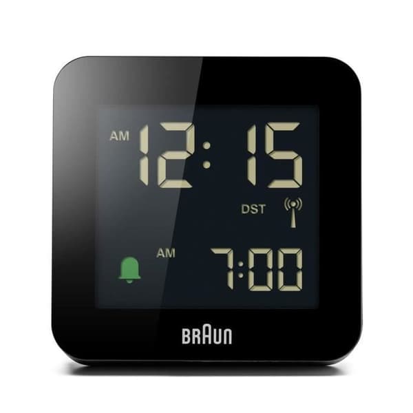 Braun - BC09 Digital reseväckarklocka - Svart