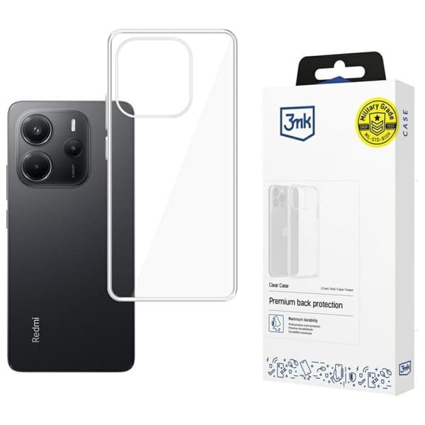 Transparent skal Redmi Note 14 3MK