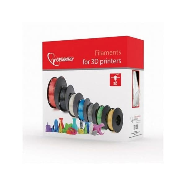 Filament 3D - GEMBIRD - 3DP-ABS1.75-01-BK - ABS Sort - 1 kg - 1,75 mm