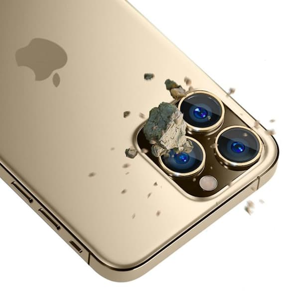 Skydd för objektiv 3MK Pro Gold för iPhone 14 Pro