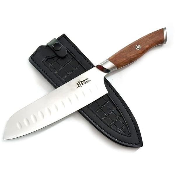 Macemaker Venedig SanMai Santoku med läderfodral