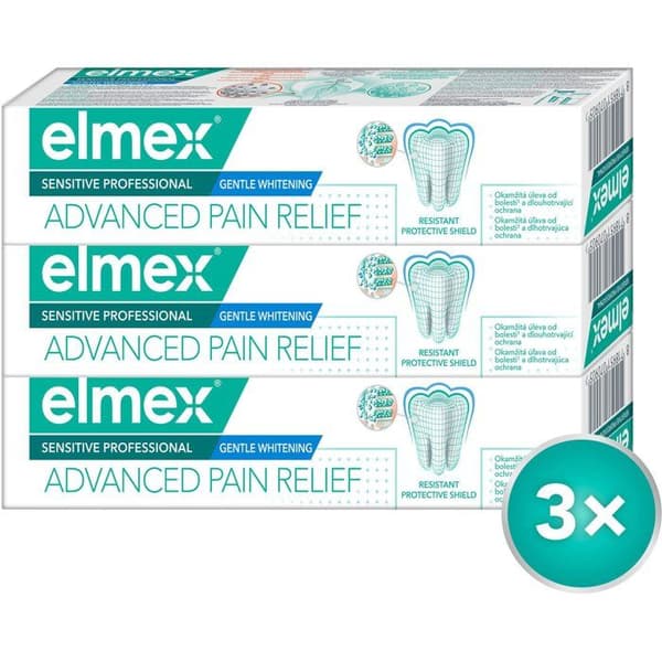 ELMEX Sensitive Professional Blanchiment doux 3 × 75 ml