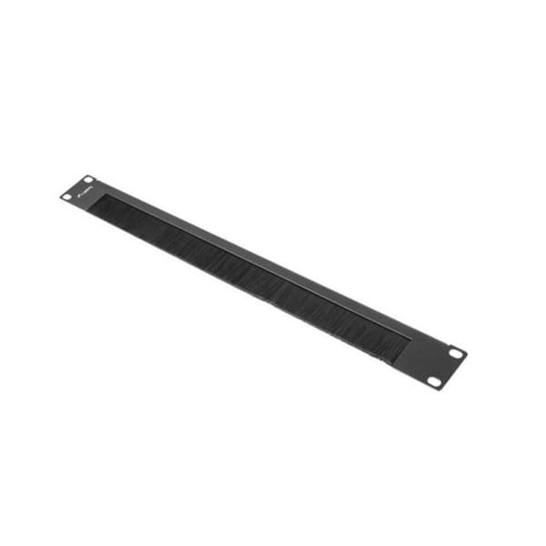 Børste-panel - Lanberg - AK-1103-B - 19'' - 1U - Sort