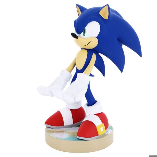 Figurine Gaming Modern Sonic - CABLEGUYS - Støtte til Controller/Smartphone - 20 cm - Blå
