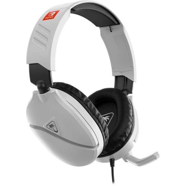 Gaming headset med ledning - TURTLE BEACH - Recon 70 - Nintendo Switch - Hvid og sort