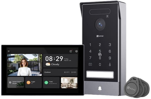 Visiophone - EZVIZ - HP7 PRO 4K - 2 ledninger - 8 tommer touchskærm