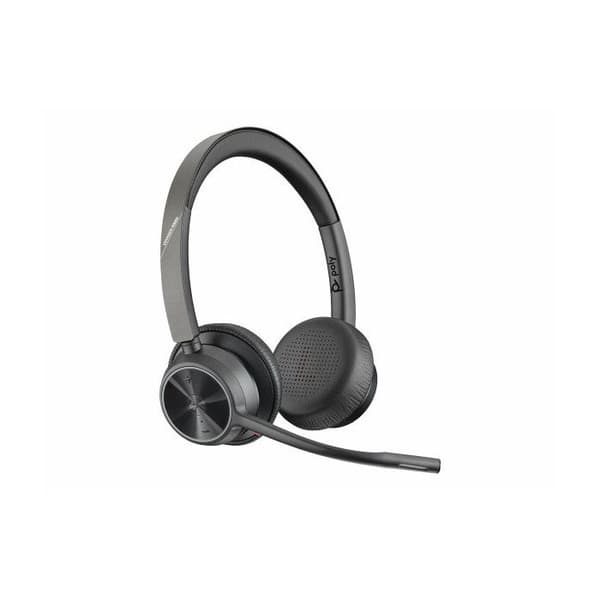 Headset - Bluetooth - trådløst, kablet - USB-A, USB-A via Bluetooth-adapter - HP Inc. - Poly Voyager 4320-M - Headset