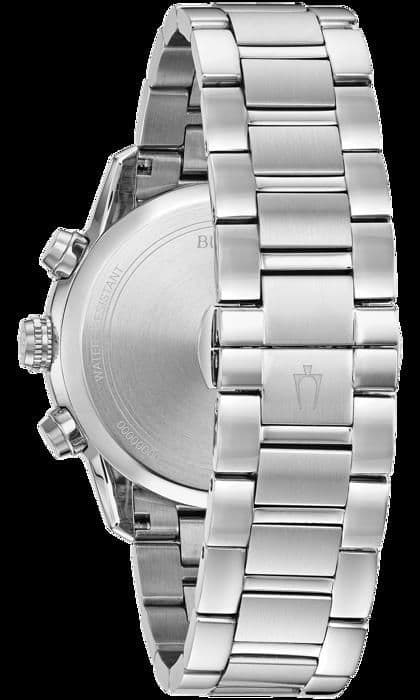 Ur - Bulova - 96B319 - Analog - Rustfrit stål - Sort urskive