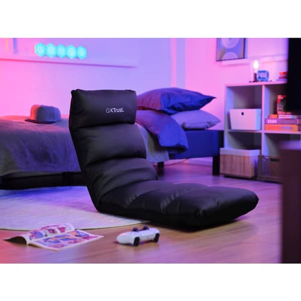 Gaming Stol - TRUST - GXT 718 Rayzee - Sammenklappelig - PU Læder - Sort