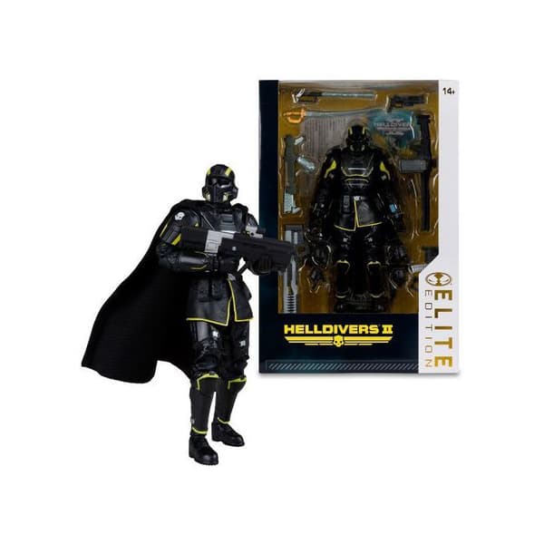 Helldivers 2 B-01 Tactical 7 tommer Deluxe actionfigur, McFarlane Elite udgave nr. 10