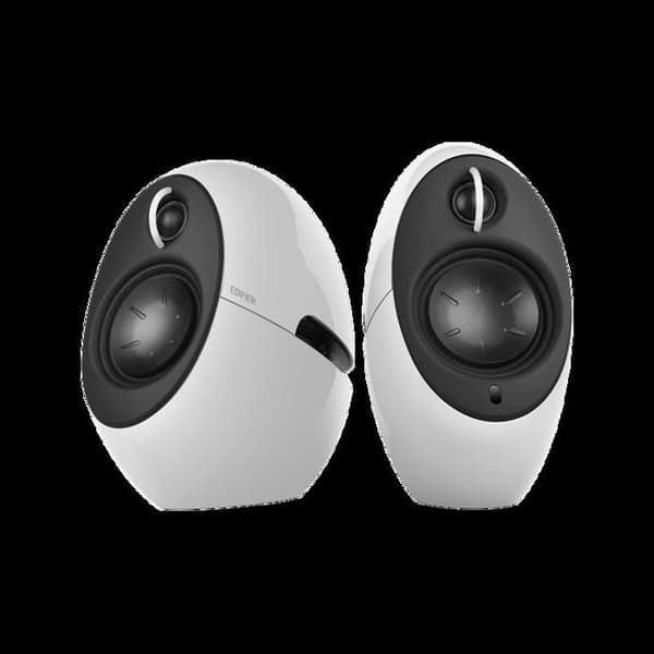 Edifier E25HD Luna Eclipse White Hifi tilsluttet højttaler sælges i par