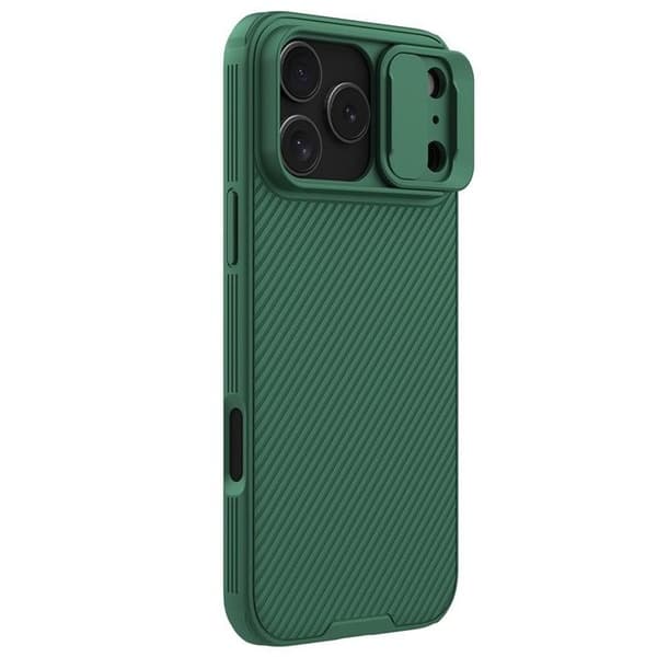 Cover til iPhone 17 Pro Max - TPU+PC, Grøn Cover