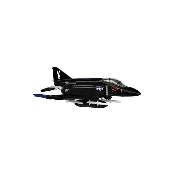 Bygnespil - COBI - F-4S Phantom II - Sort - 608 elementer - 1:48