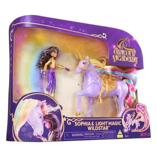 SPIN MASTER SOPHIA OG WILDSTAR MAGIC LIGHT Unicorn Academy