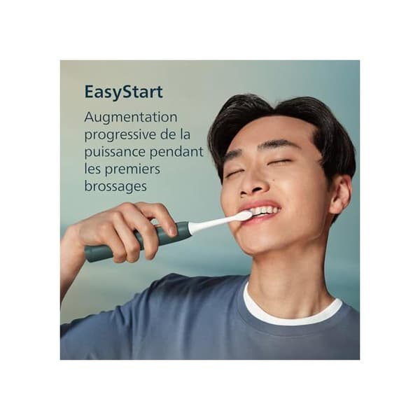 Elektrisk tandborste - PHILIPS - HX4033/26 - trycksensor - 3 intensiteter - 14 dagars batteritid