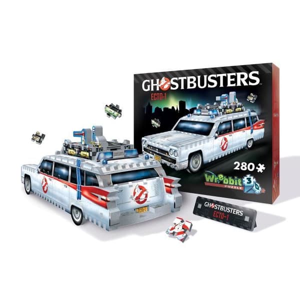 3D Puzzle Ghostbusters ECTO-1 - WREBBIT - 280 bitar - Fordon och maskiner