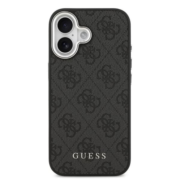 Guess 4G Classic Logo Cover med MagSafe til iPhone 17 6.3" Sort