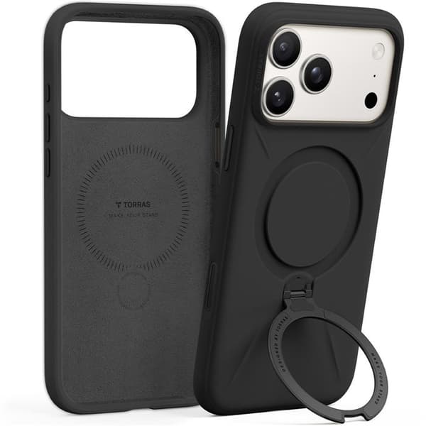 Coque Torras QPRO Silikone Serie til iPhone 17 Pro - Sort